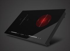 Bếp từ kết hợp hồng ngoại 2 vùng nấu Junger CEJ-203