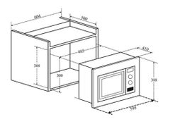 Lò Vi Sóng Âm Tủ Eurosun MWO-30EUR