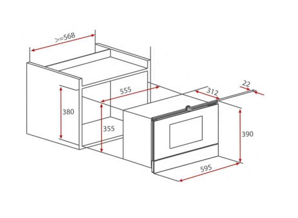 Lò Vi Sóng Âm Tủ Eurosun MWO-T25EUR