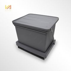 Thùng Rác Đơn 16L Cánh Mở Ray Bi Garis GW03.16