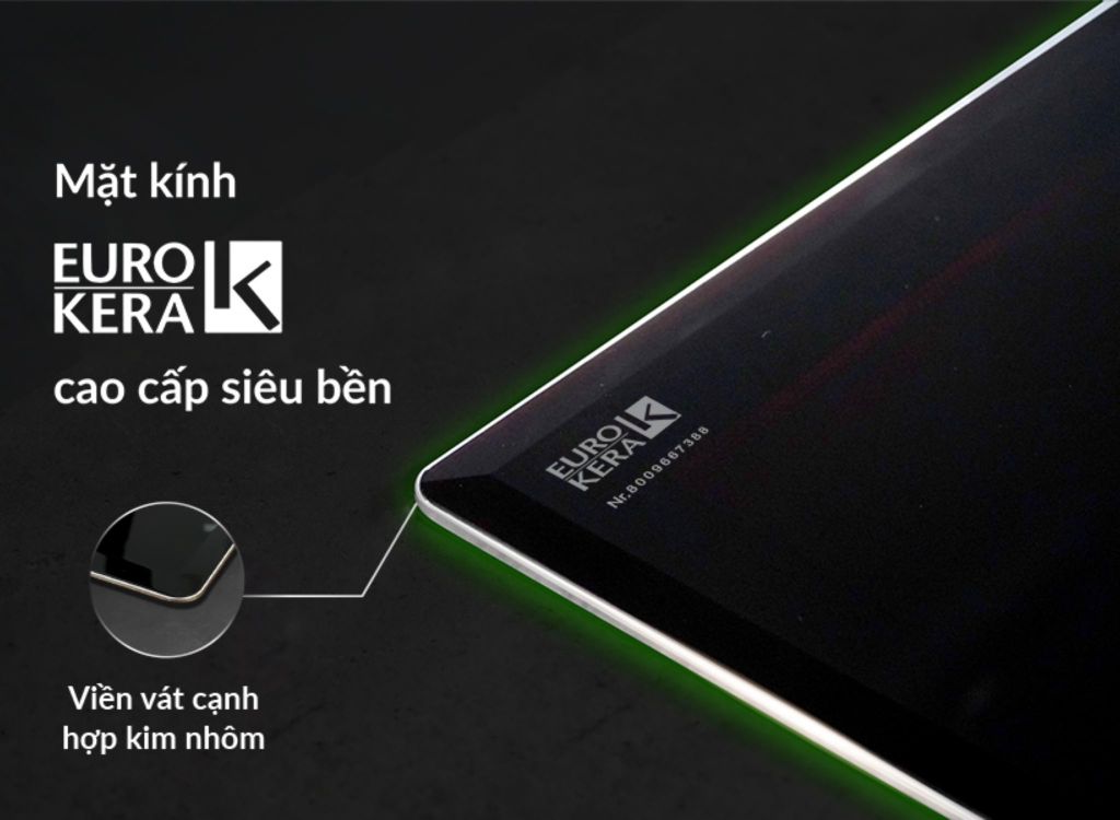 Bếp từ kết hợp hồng ngoại 3 vùng nấu Eurosun EU-TE388MAX