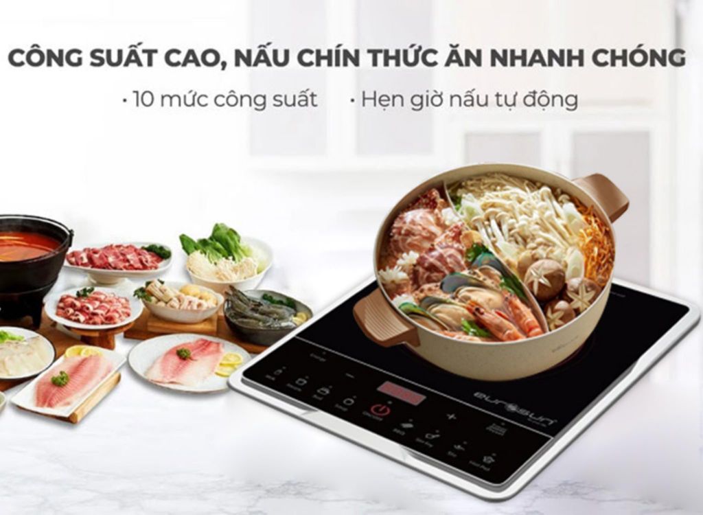 Bếp từ đơn lắp dương Eurosun EU-T185S