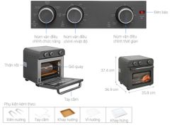 Nồi Chiên Không Dầu Hawonkoo AFH-180 PK