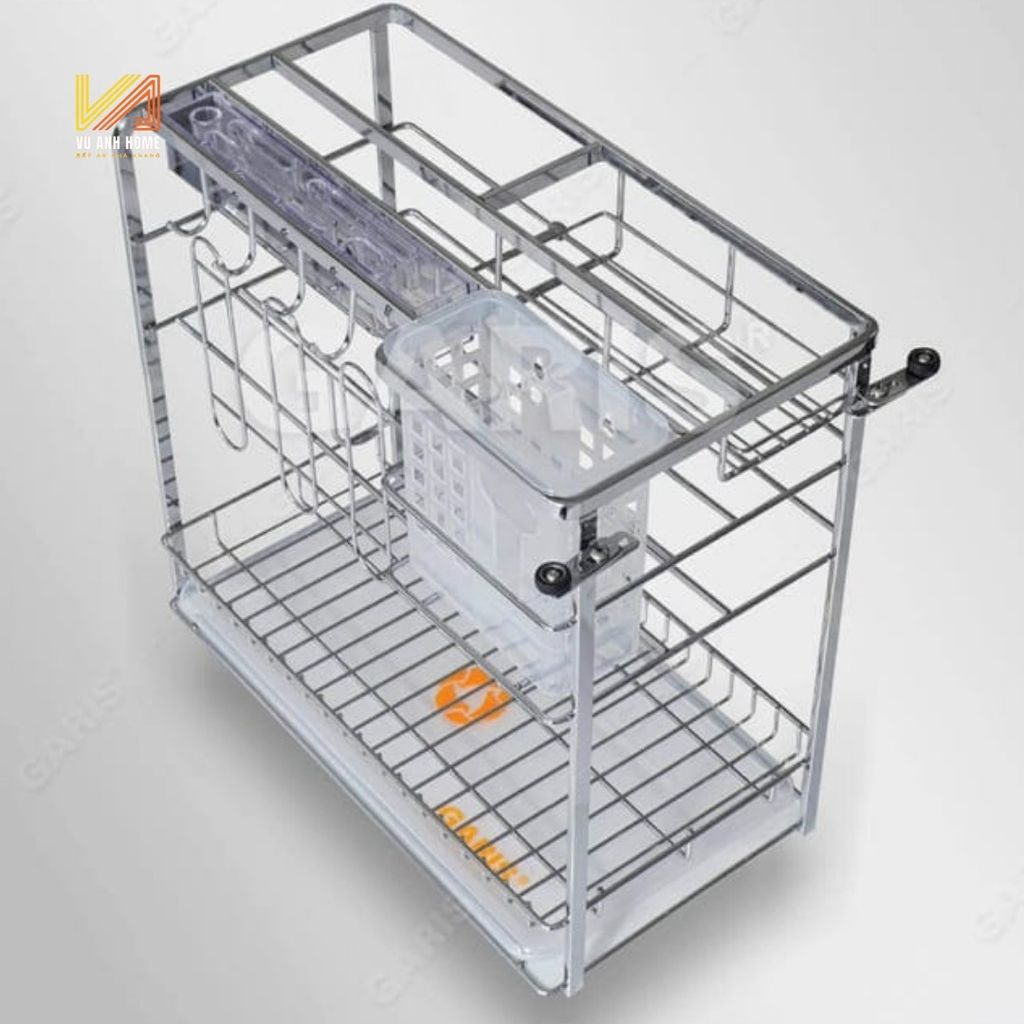 Giá Dao Thớt Gia Vị Chai Lọ Đa Năng Inox 304 Garis GM02.30C