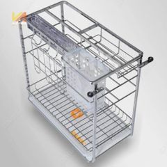 Giá Dao Thớt Gia Vị Chai Lọ Đa Năng Inox 304 Garis GM02.30C