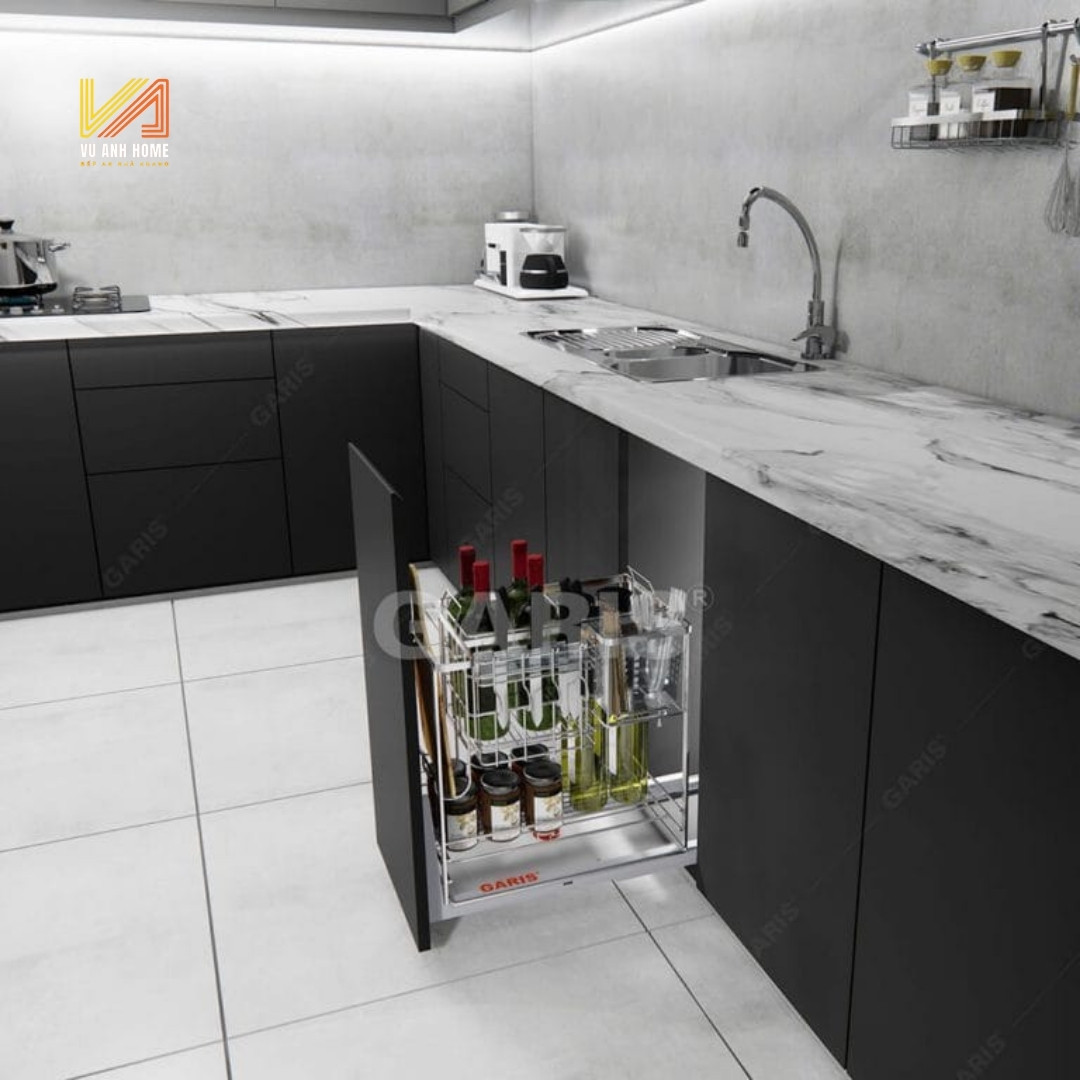 Giá Dao Thớt Gia Vị Chai Lọ Đa Năng Inox 304 Garis GM02.30C