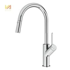 Vòi Rửa Bát Rút Dây Ponte Chrome Konox KN-PONTECHROME