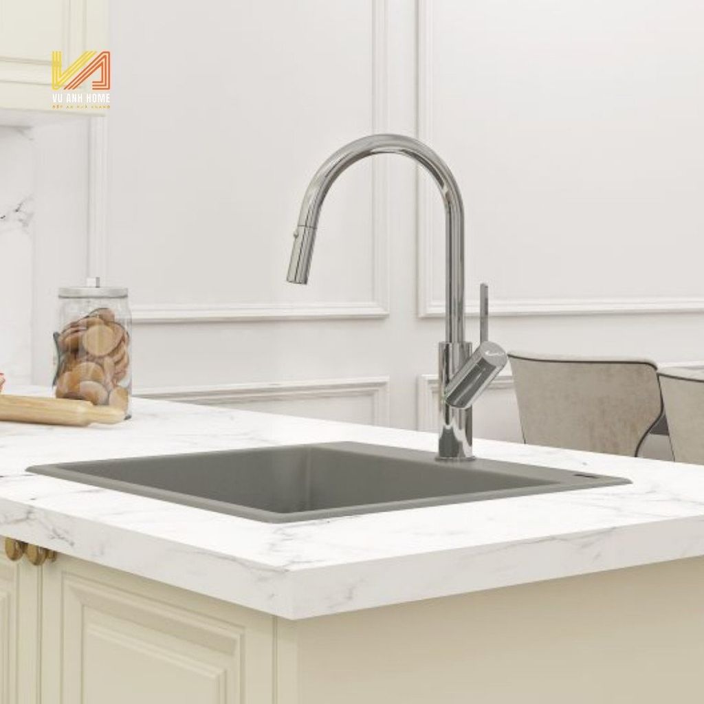 Vòi Rửa Bát Rút Dây Ponte Chrome Konox KN-PONTECHROME