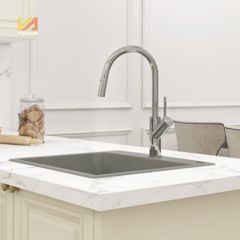 Vòi Rửa Bát Rút Dây Ponte Chrome Konox KN-PONTECHROME