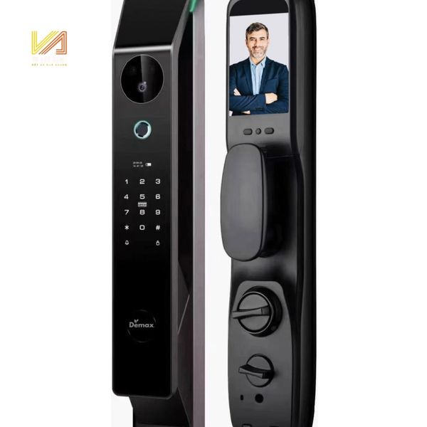 Khóa Thông Minh Nhận Diện Khuôn Mặt Face ID_3D Demax Màu Đen Nano SL999.001