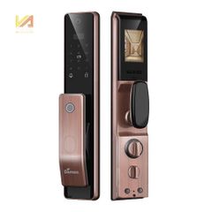 Khóa Thông Minh Tự Động Màn Hình Chuông Demax Màu Đồng Đỏ SL866AC