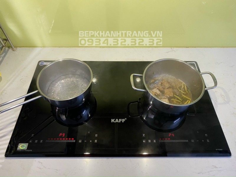 Bếp từ đôi 2 vùng nấu Kaff KF-FL666II