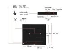 Bếp từ 3 vùng nấu Bosch PID675DC1E | Serie 8