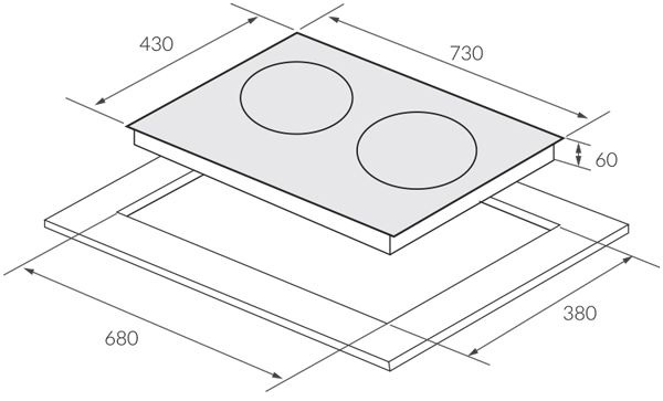Bếp từ đôi 2 vùng nấu Eurosun EU-T727PRO