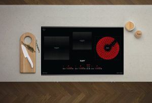 Bếp từ kết hợp hồng ngoại 3 vùng nấu Kaff KF-IH6003IH