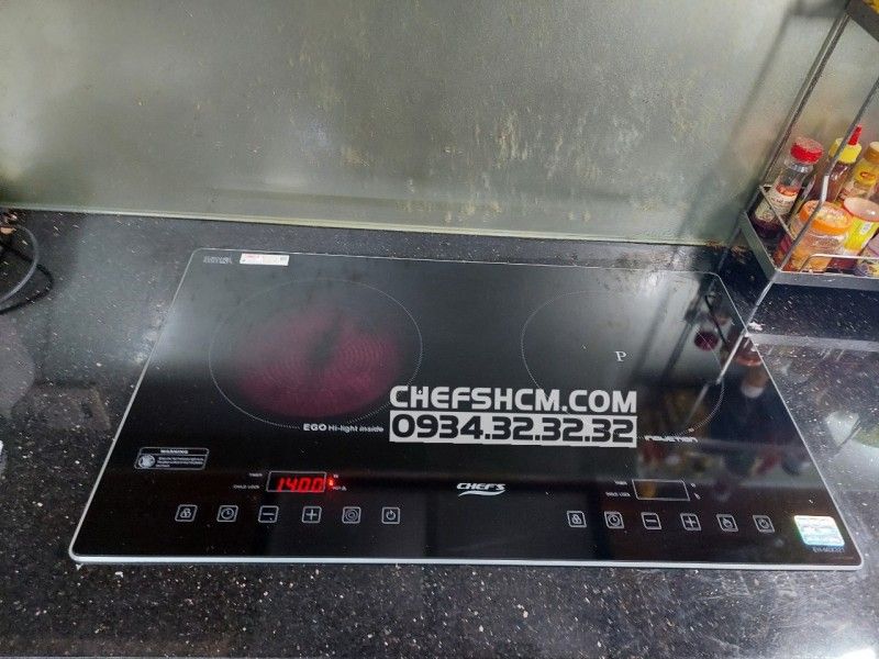 Bếp từ kết hợp hồng ngoại 2 vùng nấu Chef's EH-MIX321