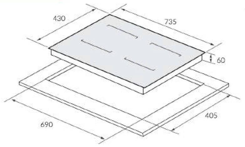 Bếp từ đôi 2 vùng nấu EUROSUN EU-T755PRO