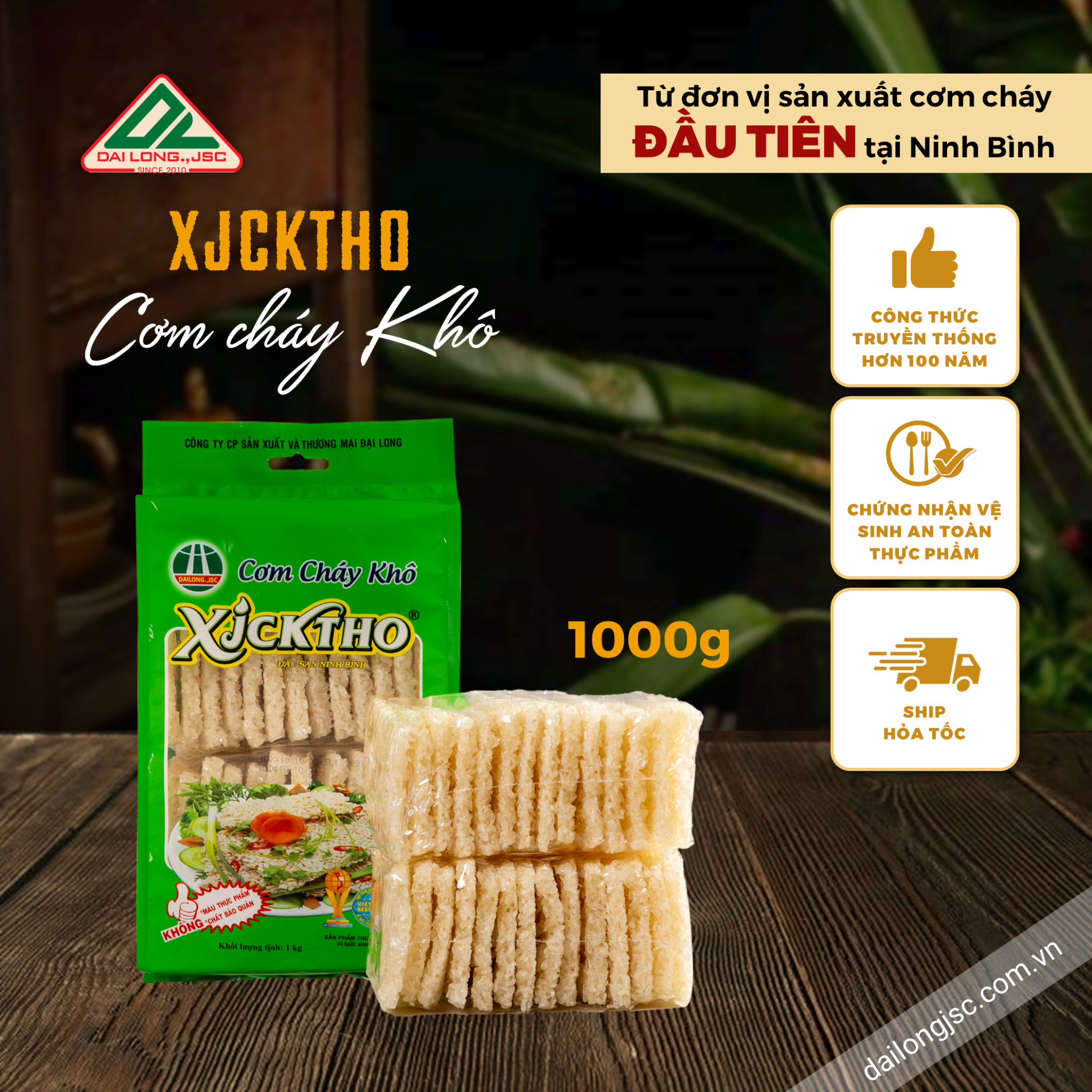  Cơm cháy Xjcktho khô 1 kg 