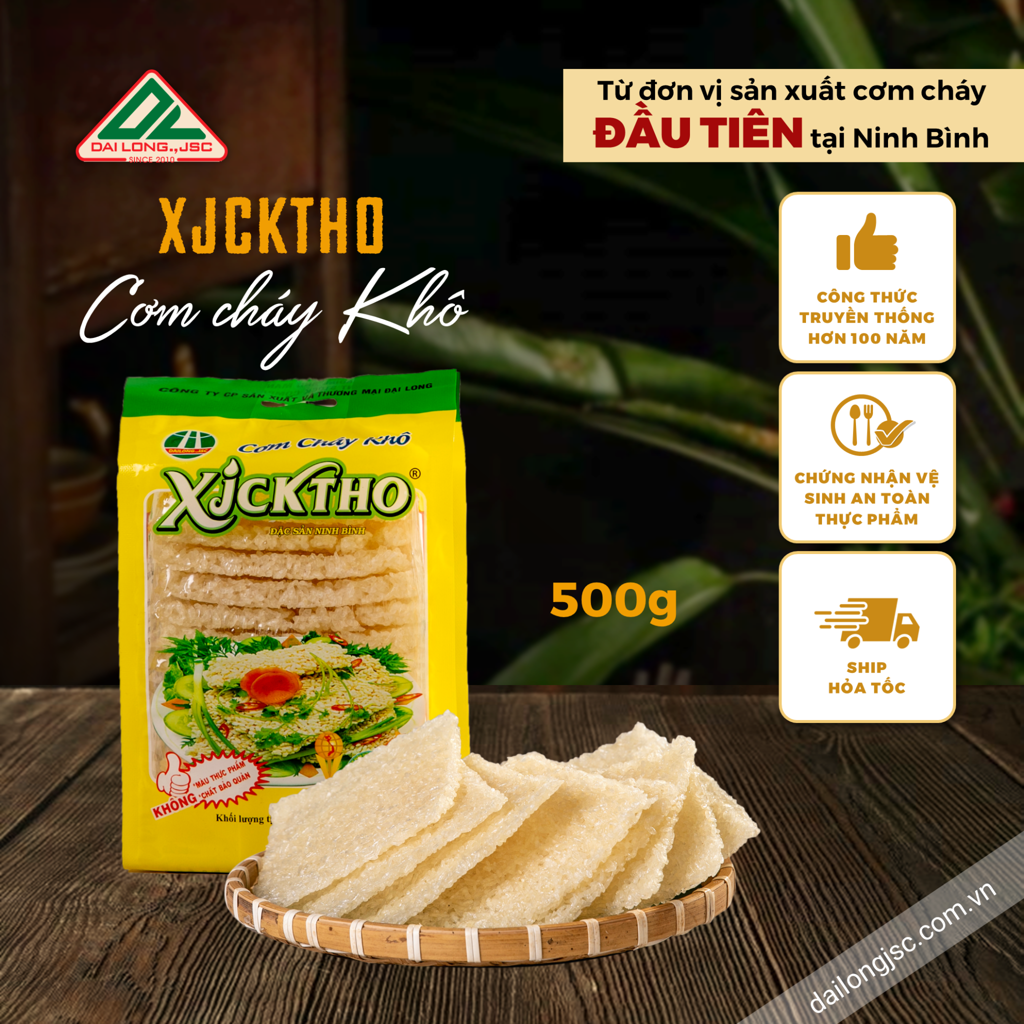  Cơm cháy Xjcktho khô 500 g 
