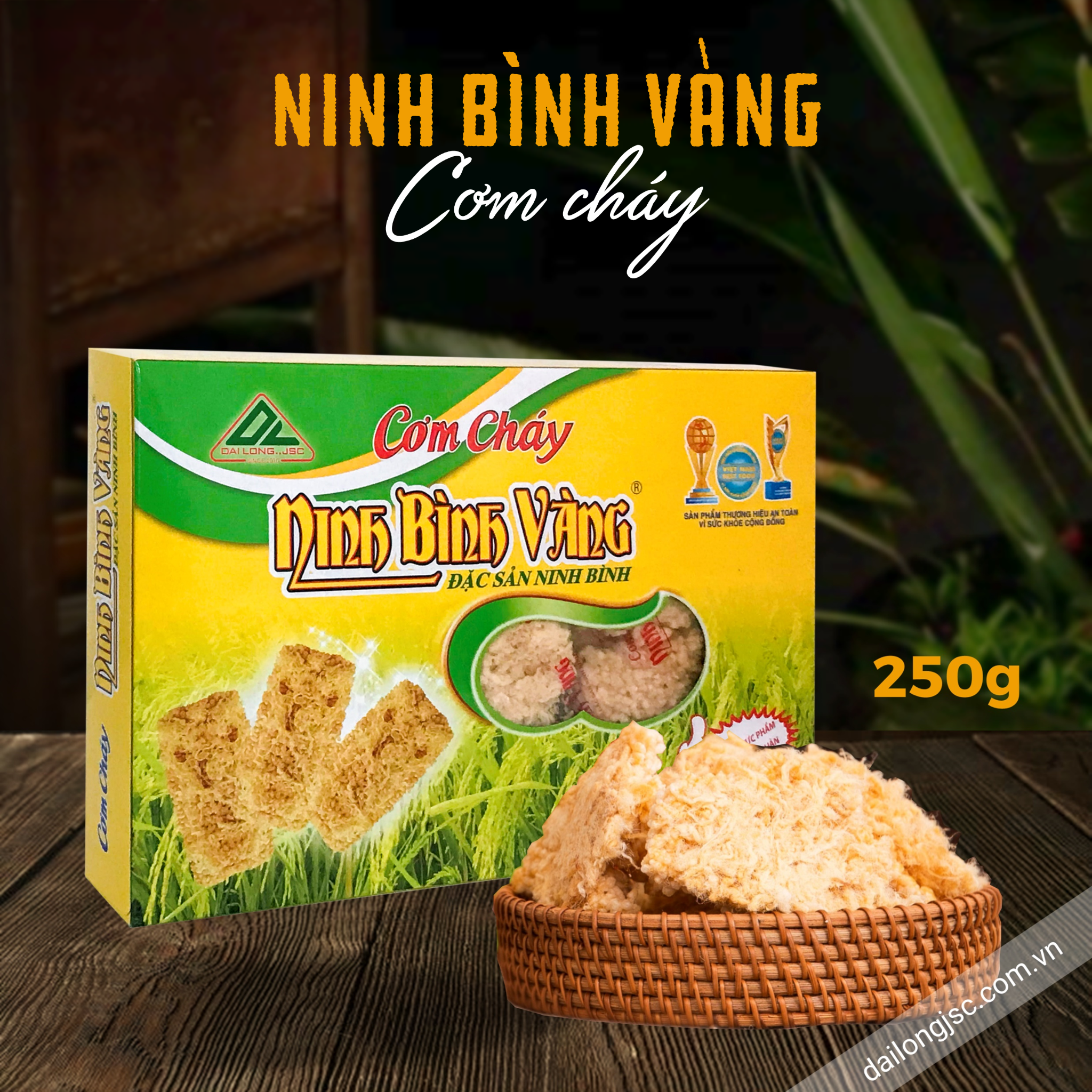  Cơm cháy Ninh Bình Vàng 250 g 