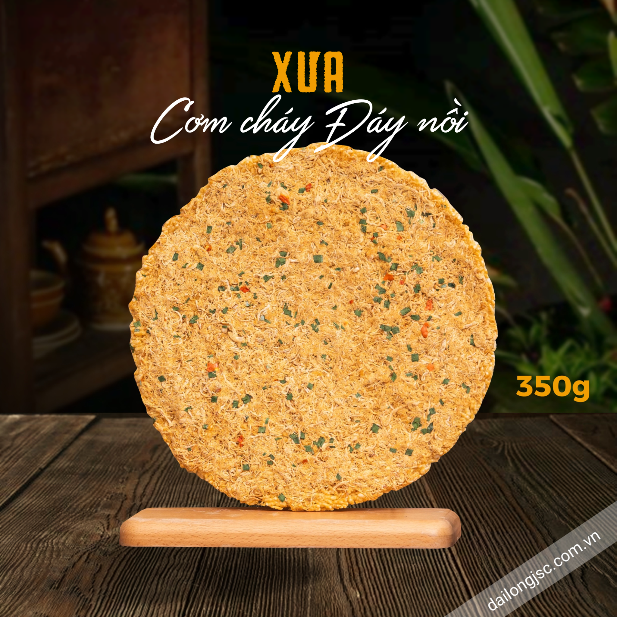  Cơm cháy Xưa - cơm cháy đáy nồi 350g 