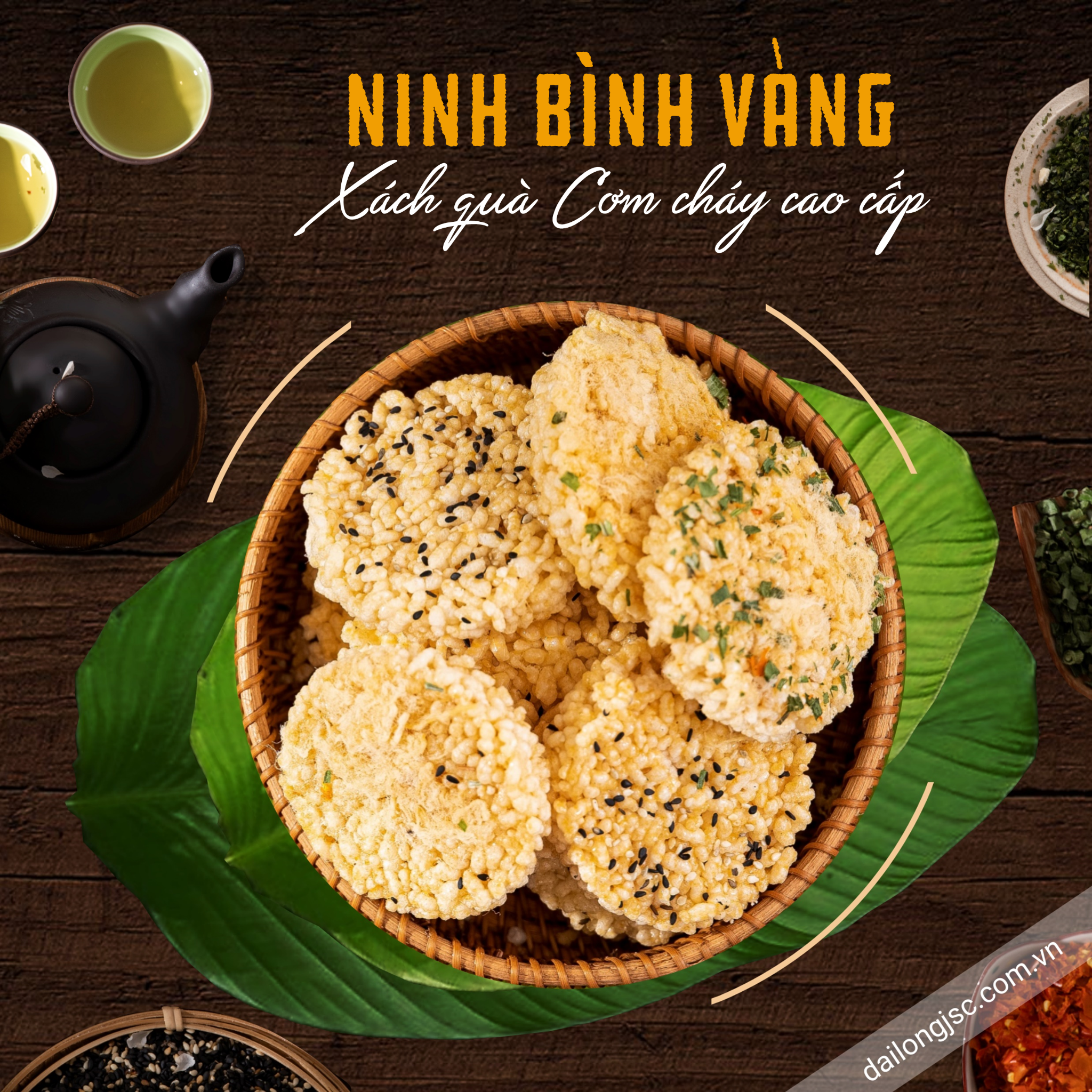  Xách quà Ninh Bình Vàng cao cấp 