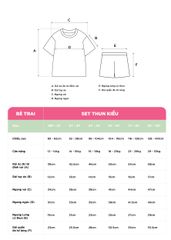 Set Thun Form Rộng Bé Gái 210gsm Kem Capybara & Hamburger