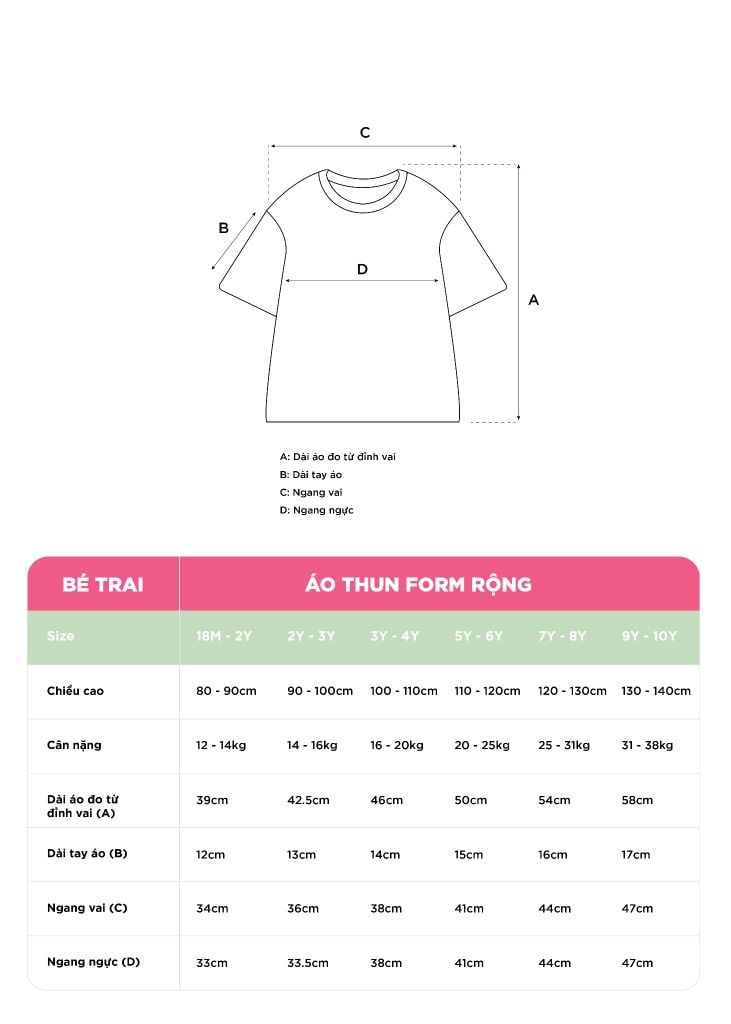 Áo Thun Form Rộng Bé Trai 210gsm Trắng Viền Đen Dream It Do It