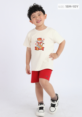Đồ Bộ Ngắn Tay Bé Trai Be Cọp Lướt Ván