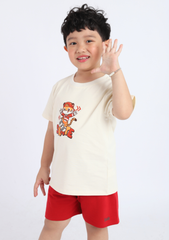Đồ Bộ Ngắn Tay Bé Trai Be Cọp Lướt Ván
