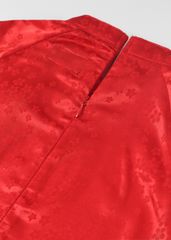 Hoa Quả - Set Áo Dài Thêu Cao Cấp Bé Gái Đỏ
