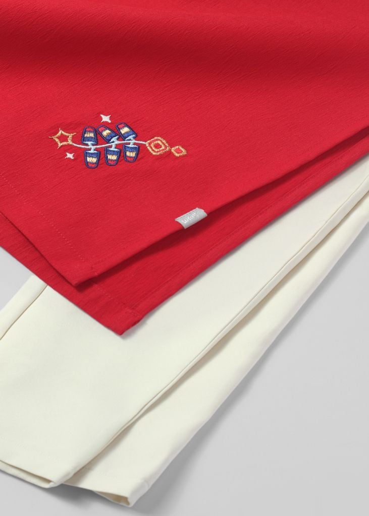 An Khang - Set Áo Dài Thêu Cao Cấp Bé Trai Đỏ