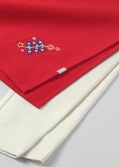 An Khang - Set Áo Dài Thêu Cao Cấp Bé Trai Đỏ