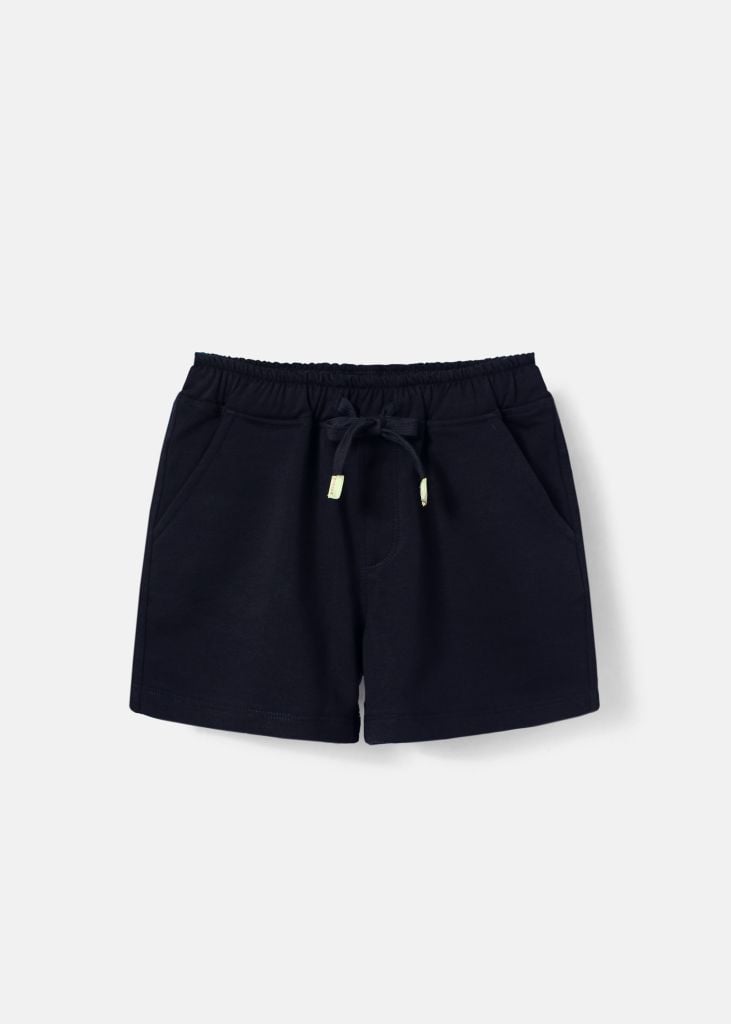 Quần Short Thun Bé Trai Xanh Đen