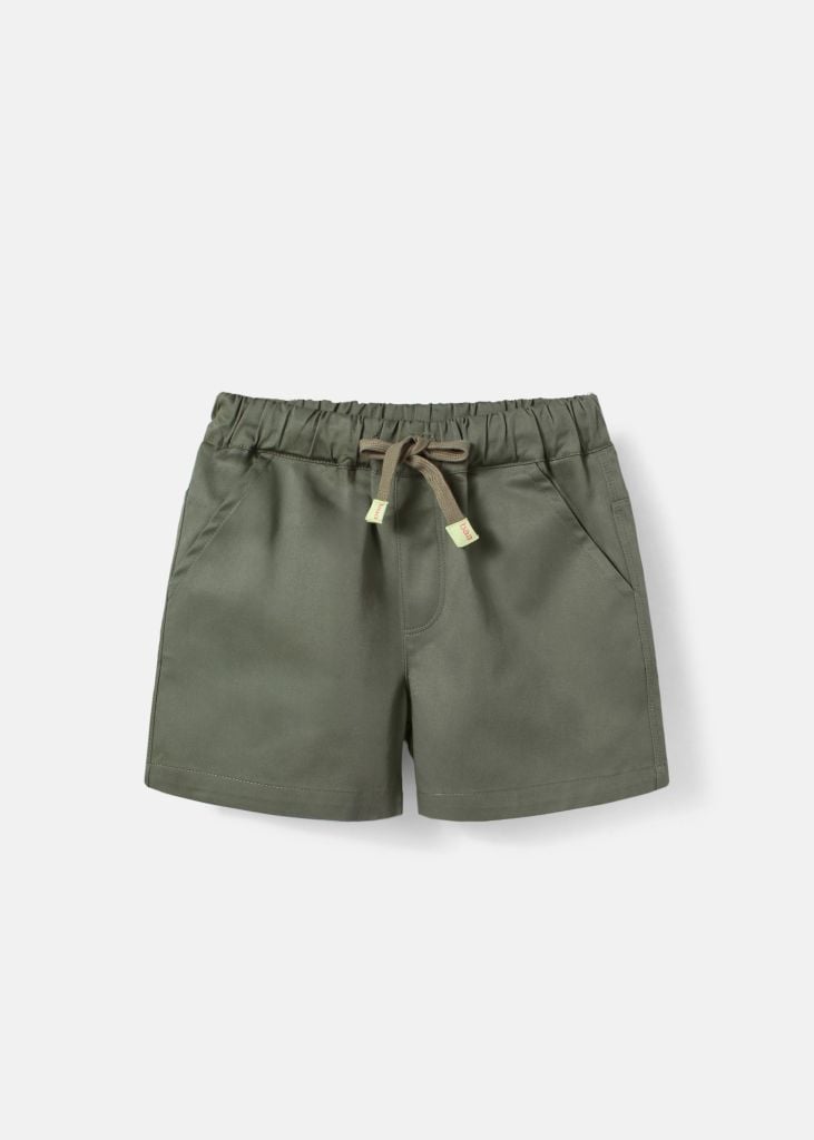 Quần Short Khakis Bé Trai Xanh Rêu