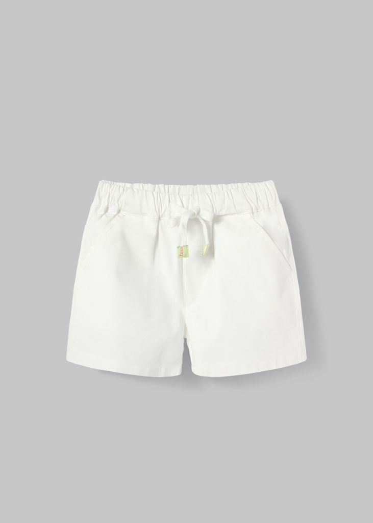 Quần Short Khakis Bé Trai Trắng Kem 04