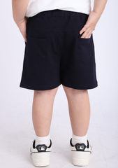 Quần Short Thun Bé Trai Xanh Đen