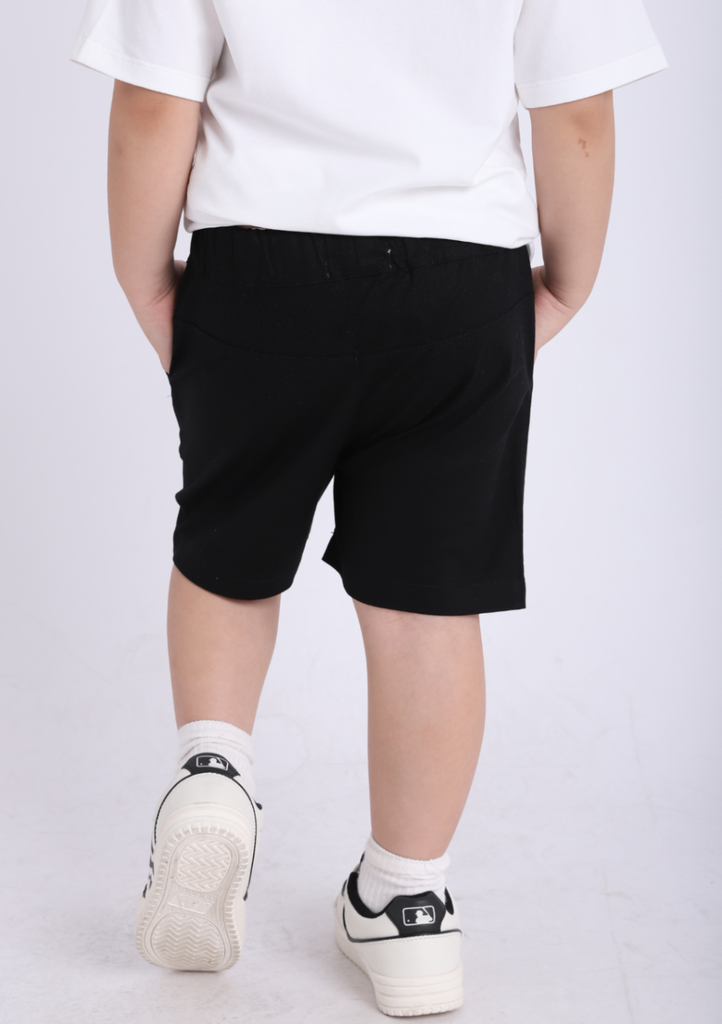 Quần Short Khakis Bé Trai Đen