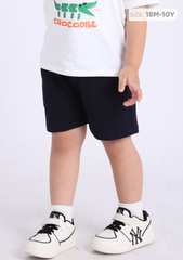 Quần Short Thun Bé Trai Xanh Đen