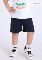 Quần Short Khakis Bé Trai Navy 02
