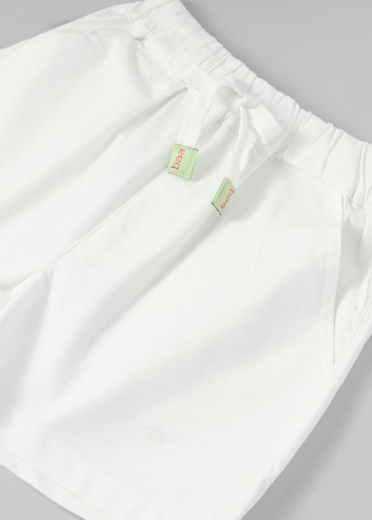 Quần Short Khakis Bé Trai Trắng Kem 04