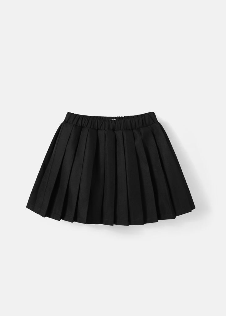 Chân Váy Quần Xếp Ly Bé Gái Đen 04