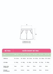 Quần Short Khakis Bé Trai Be Khủng Long