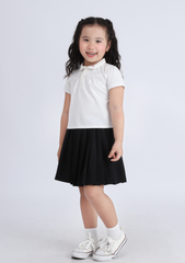 Chân Váy Quần Xếp Ly Bé Gái Đen 04