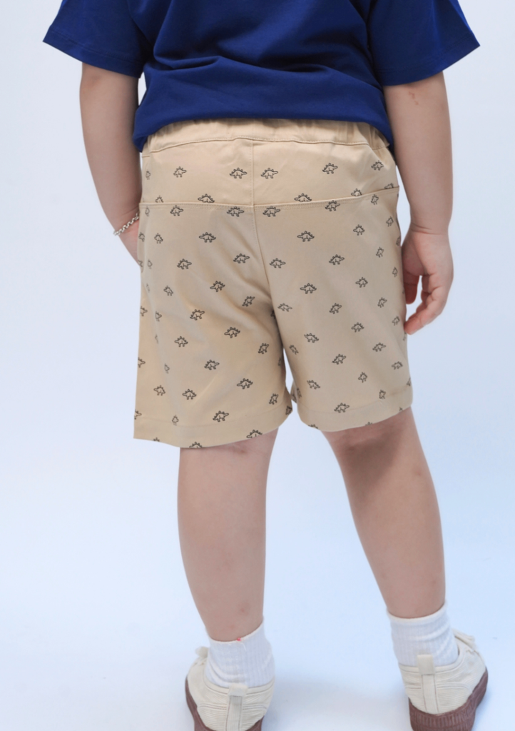 Quần Short Khakis Bé Trai Be Khủng Long