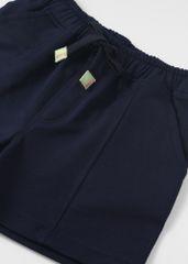 Quần Short Thun Diễu Chỉ Bé Trai Navy