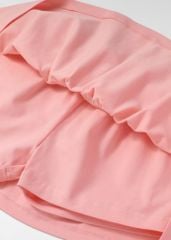Set Áo Thun Lửng & Chân Váy Bé Gái 195gsm Hồng Summer