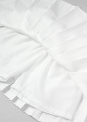 Chân Váy Quần Xếp Ly Bé Gái Trắng Kem 02