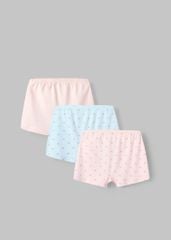 Set 3 Quần Chip Đùi Bamboo Bé Gái Hồng Nơ (Ngẫu Nhiên)