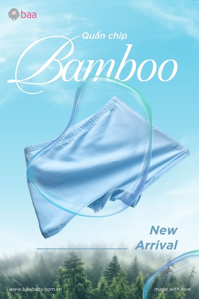 Set 3 Quần Chip Đùi Bamboo Bé Gái Hồng Nơ (Ngẫu Nhiên)